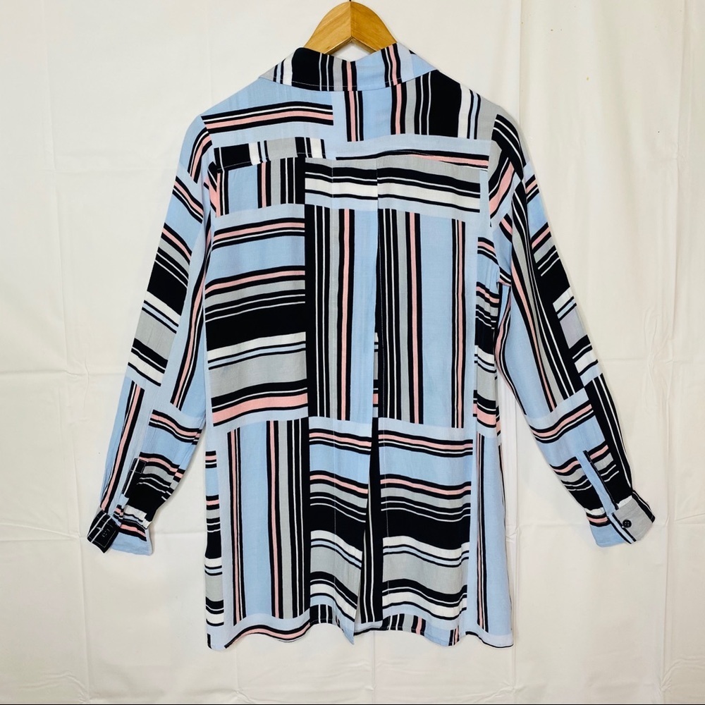 Asos Button Down Back Split Blouse Shirt - 4 - image 4